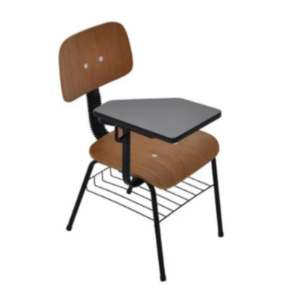 Cadeira Universitária Wood Prancheta Escamoteavel