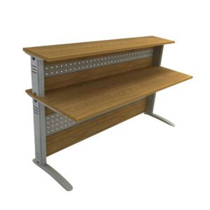 Balcão de Atendimento Reto com Mesanino