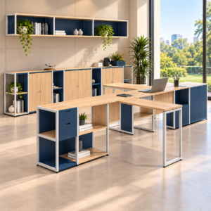 Mesa com Nichos | Make Office